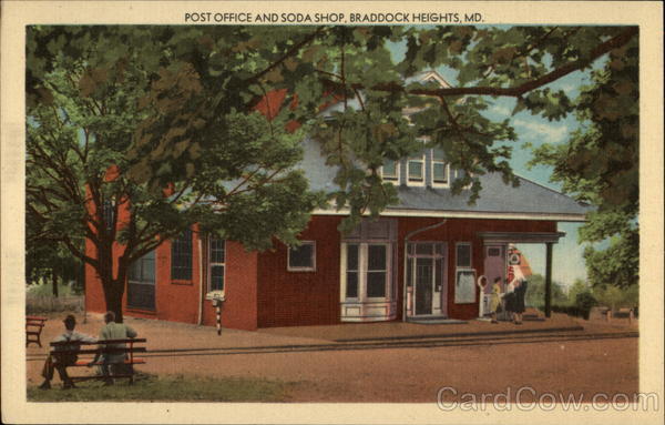 Post Office and Soda Shop Braddock Heights Maryland