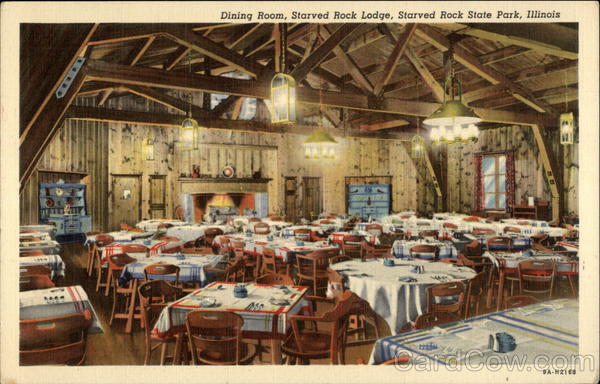 Dining Room, Starved Rock Lodge Oglesby Illinois