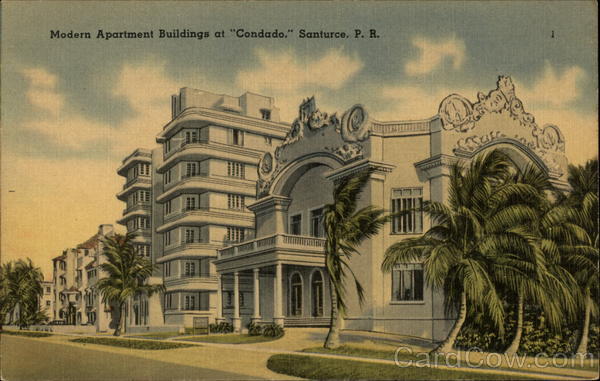 Modern Apartment Building at Condado Santurce Puerto Rico