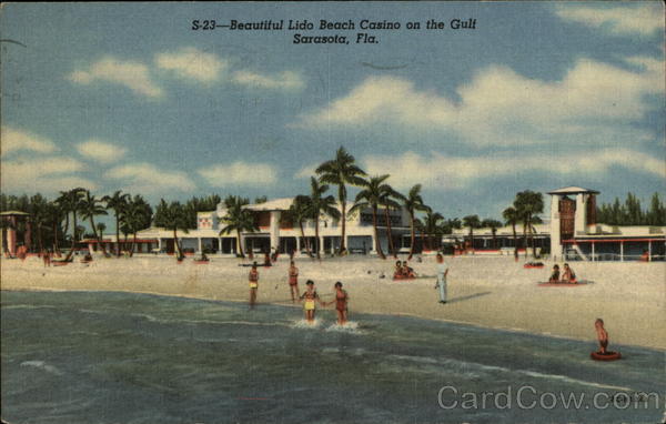 Beautiful Lido Beach Casino on the Gulf Sarasota Florida