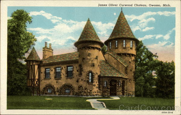 James Oliver Curwood Chateau Owosso Michigan