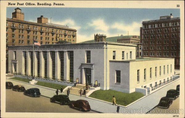 New Post Office Reading Pennsylvania