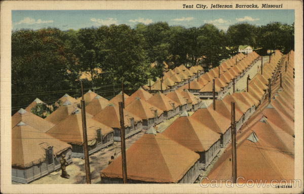 Tent City Jefferson Barracks Missouri