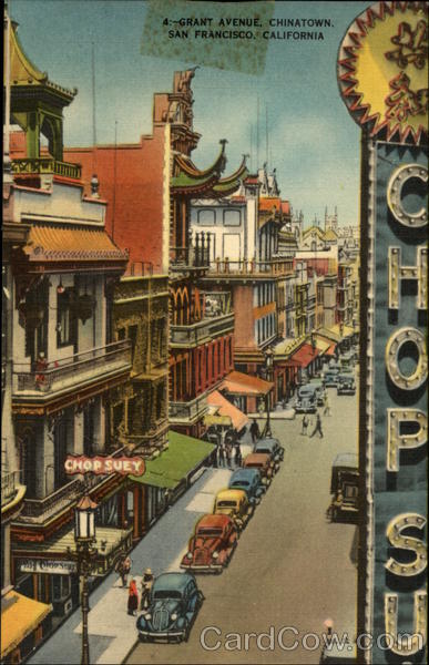 Grant Avenue, Chinatown San Francisco California