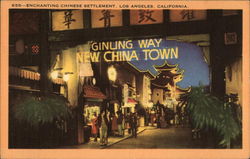 Enchanting Chinese Settlement Postcard