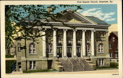 First Baptist Church Postcard