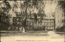 Massachusetts Hall, Harvard University Postcard