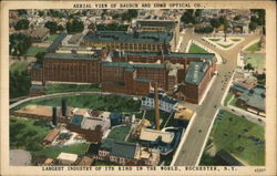 Aerial View of Bausch and Lomb Optical Co Postcard
