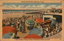 Stewart Beach Park Galveston, TX Postcard Postcard