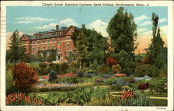 Chapin House, Botanical Gardens, Smith College Postcard