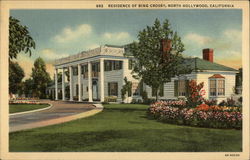 Residence of Bing Crosby Postcard