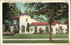 The Home of Wallace Beery Beverly Hills, CA Postcard Postcard