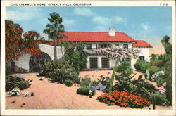 Carl Laemmle's Home Beverly Hills, CA Postcard Postcard