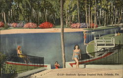 Sanlando Springs Tropical Park Postcard