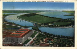 Washington Harbor and Potomac River District Of Columbia Washington DC Postcard 