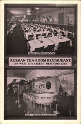 Russian Tea Room restaurant Postcard