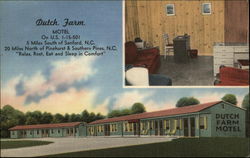 Dutch Farm Motel Sanford, NC Postcard Postcard