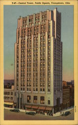 Central Tower, Public Square Postcard