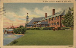 St. Clair Inn on the Banks of the St. Clair River Postcard
