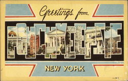 Greetings from Poughkeepsie New York Postcard Postcard