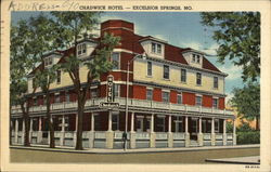 Chadwick Hotel Excelsior Springs, MO Postcard Postcard