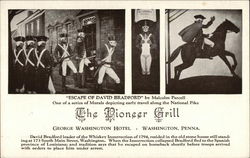 The Pioneer Grill Washington, PA Postcard Postcard