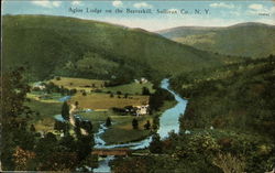 Agloe Lodge on the Beaverkill Postcard