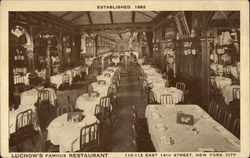 Luchow's Famous Restaurant New York, NY Postcard Postcard