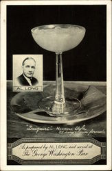 Hotel George Washington Restaurant and Cafe Postcard