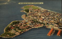 A View of San Juan Puerto Rico Postcard Postcard