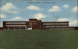 Memorial Hospital Postcard