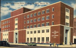 The First National Bank and Trust Co. Bldg Postcard