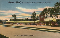 Horne Motel 26 Air Conditioned Rooms Jacksonville, FL Postcard Postcard