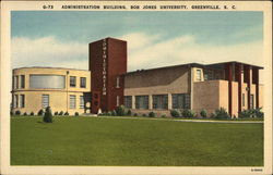 Administration Building, Bob Jones University Greenville, SC Postcard Postcard