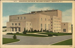 Rodeheaver Auditorium, Bob Jones University Postcard