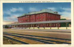 Atlantic Coast Line Depot Rocky Mount, NC Postcard Postcard