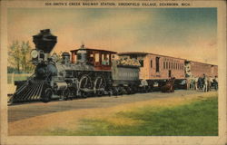 Smith's Creek Railway Station, Greenfield Village Dearborn, MI Postcard Postcard