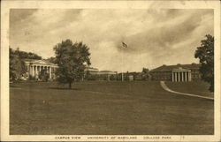 Campus View, University of Maryland College Park, MD Postcard Postcard