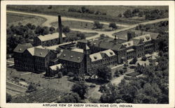 Airplane View of Kneipp Rome City, Indiana Postcard