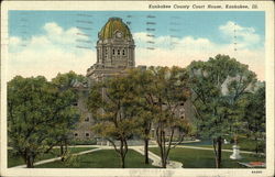 Kanakee County Court House Kankakee, IL Postcard Postcard