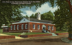 Vista of the Picturesque Colonial U.S. Post Office Postcard