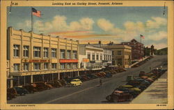 Looking East on Gurley Street Prescott, AZ Postcard Postcard