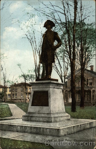 Statue of Gen. Peter Gansevaart, Jr Rome New York
