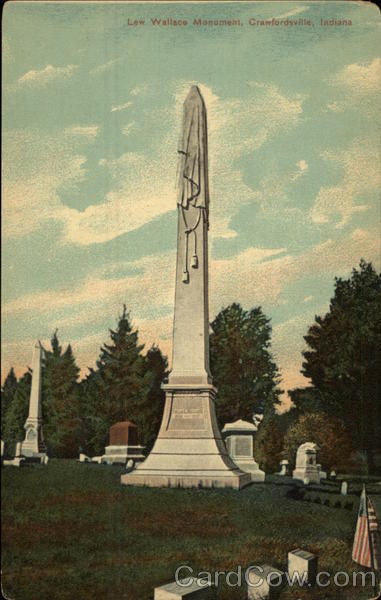 Lew Wallace Monument Crawfordsville Indiana