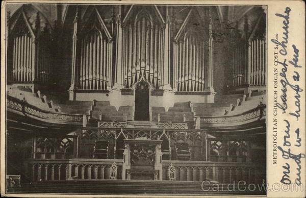 Metropolitan Church Organ Toronto Canada Ontario