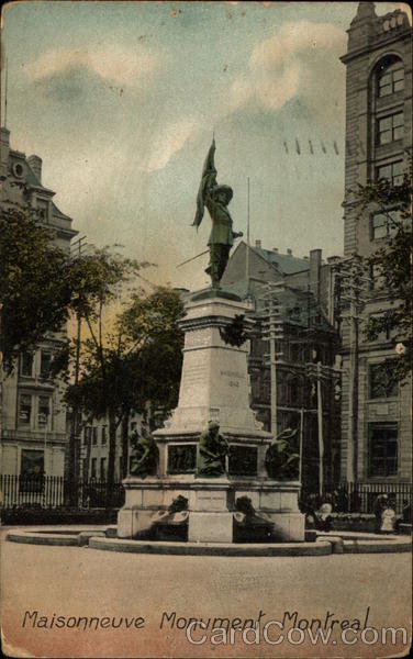 Maisonneuve Monument Montreal QC Canada Quebec
