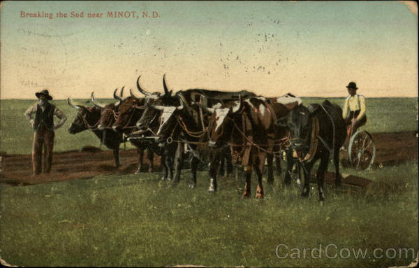 Breaking the Sod Minot North Dakota