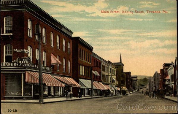 Main Street, looking South Towanda Pennsylvania