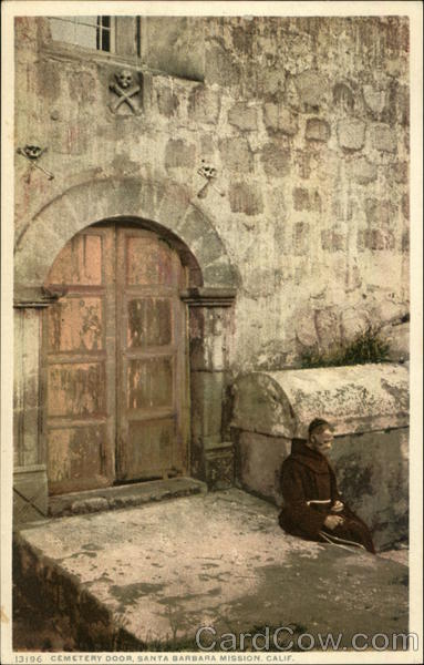 Cemetery Door Santa Barbara California