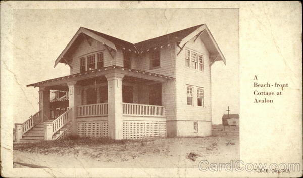 A beach front cottage Avalon Pennsylvania